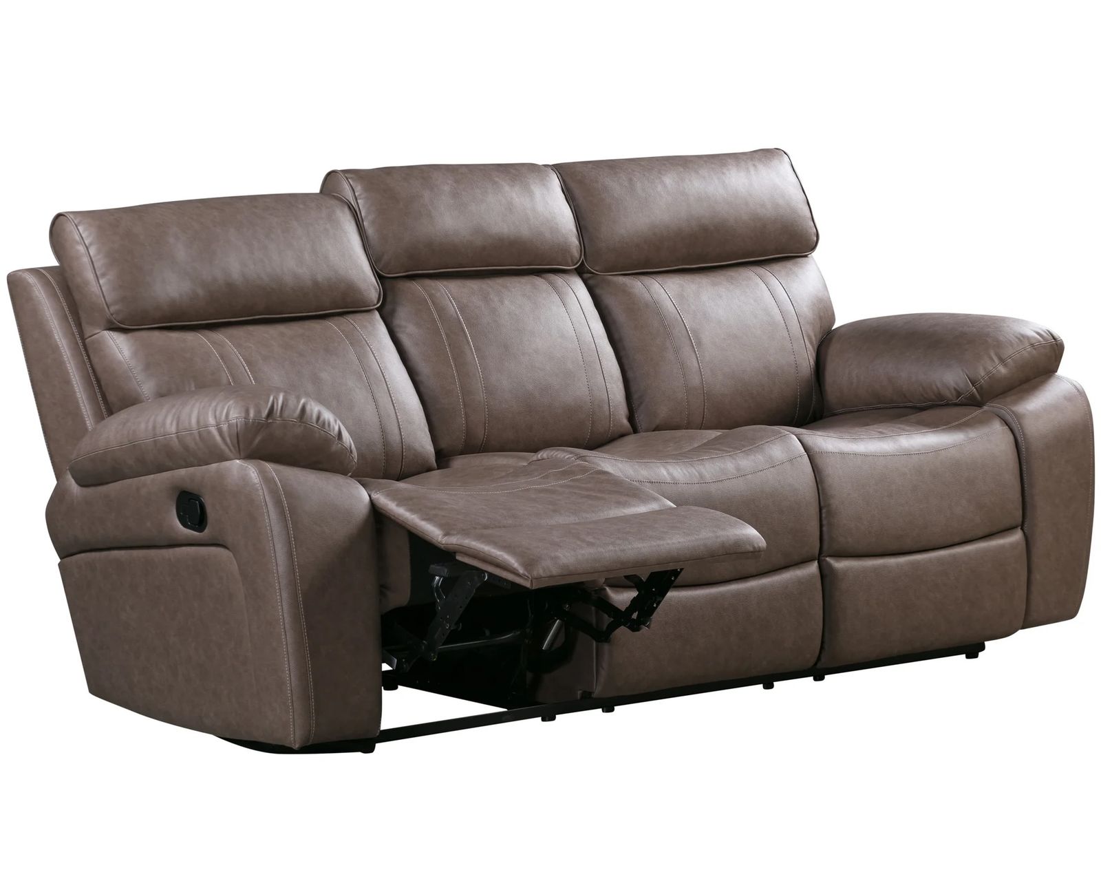 Theon 88" Reclining Sofa w/ Drop Down Table (In stock - Fast shipping) - Theon Reclining Sofa w/ Center Drop Down Table