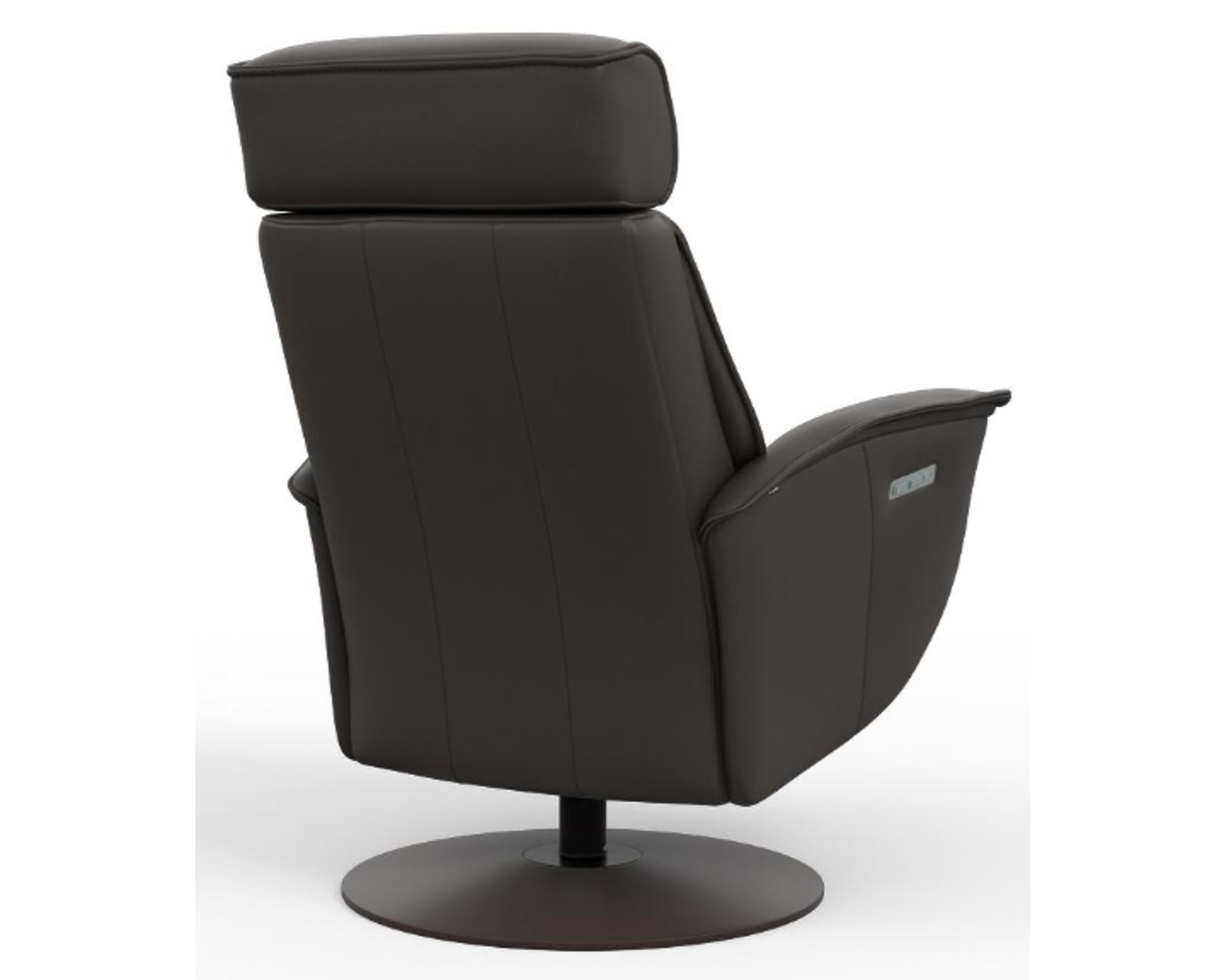 Bo Cordless Dual Power Leather Recliner Slate (2 Sizes) In stock - Fast shipping - Bo Cordless Dual Power Leather Recliner Slate (2 Sizes) In stock - Fast shipping