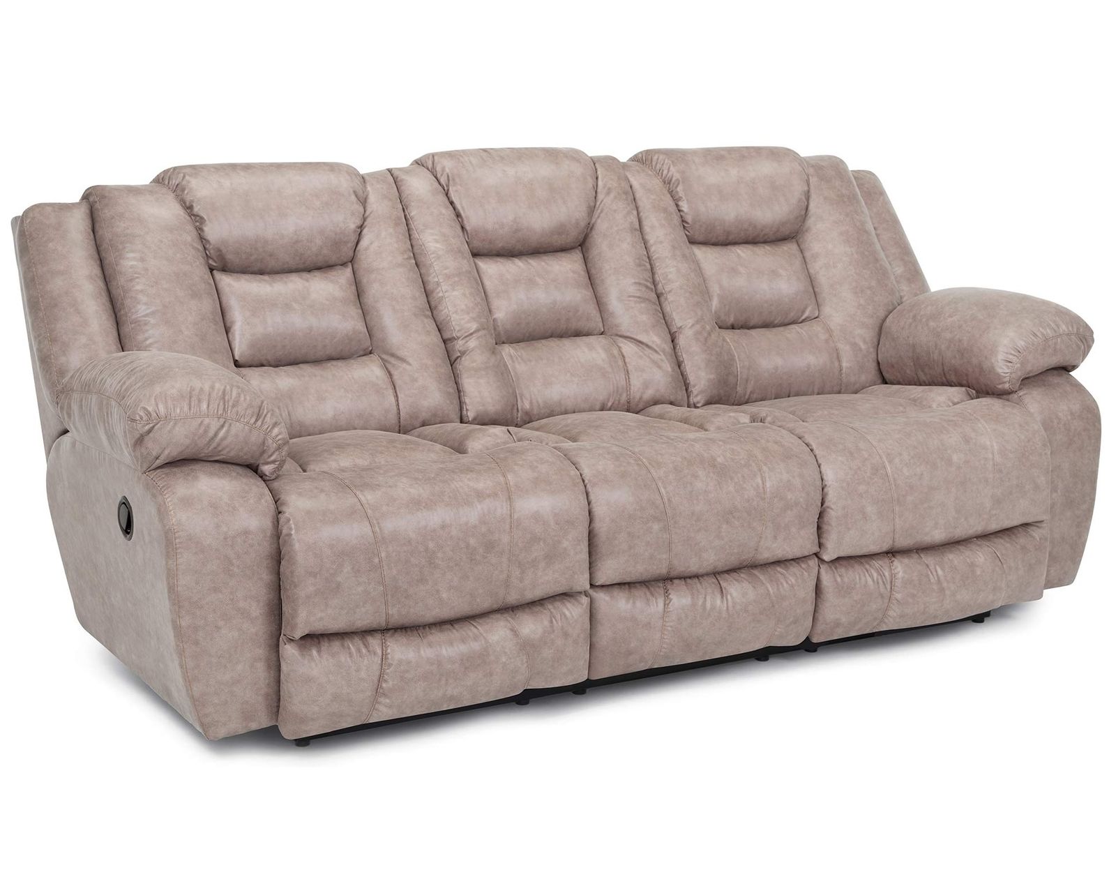Hayworth 95" Leather-Like Power Reclining Sofa (The Look of Leather. The Comfort of Power.) - Built Better. Reclines Better.