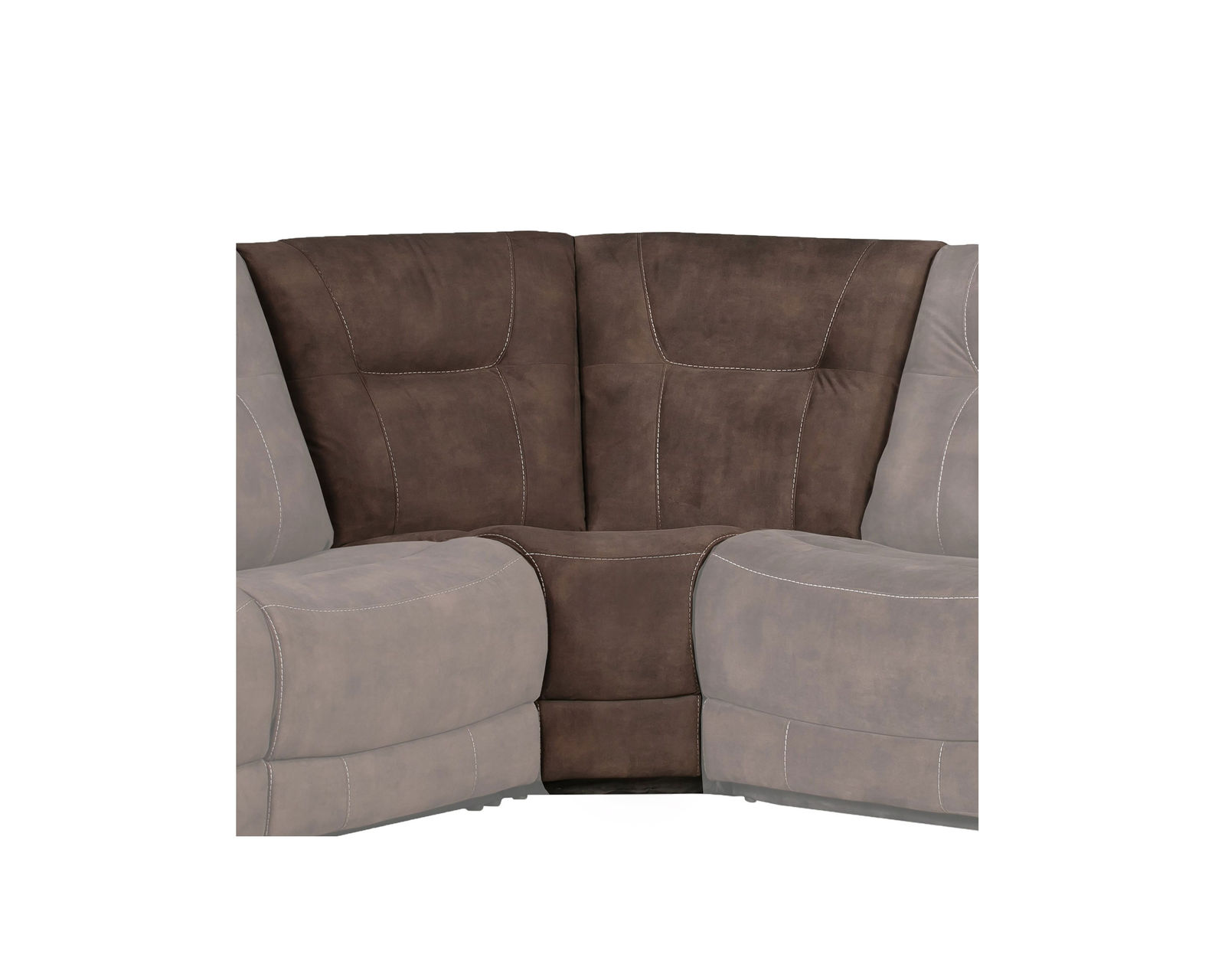 Cooper Brown Reclining Sectional (In stock - Fast shipping) - Cooper Corner Wedge