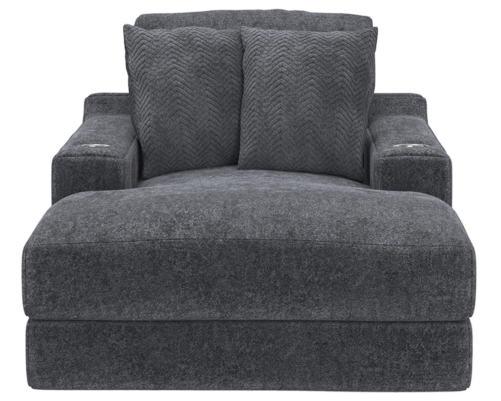 Cozy 51" Extra Wide Chaise (2 colors) includes pillows - Comfort Built to Last.