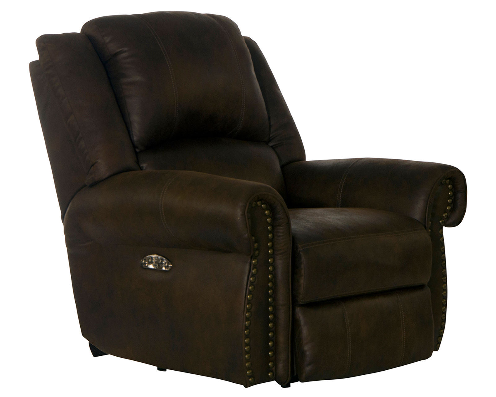Pickett 90" Double Reclining Sofa (includes pillows) IN STOCK - Pickett Power Headrest Power Recliner