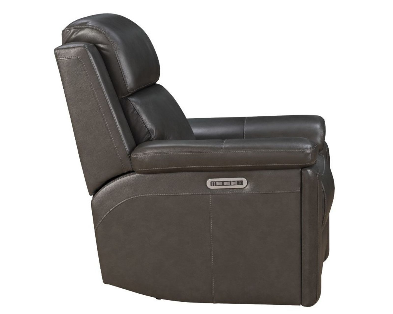 Leon 87" Power Reclining Sofa w/Power Head Rests, Power Lumbar, Heat & Massage (Dropdown Table w/Smart Tabletop Control) In stock
