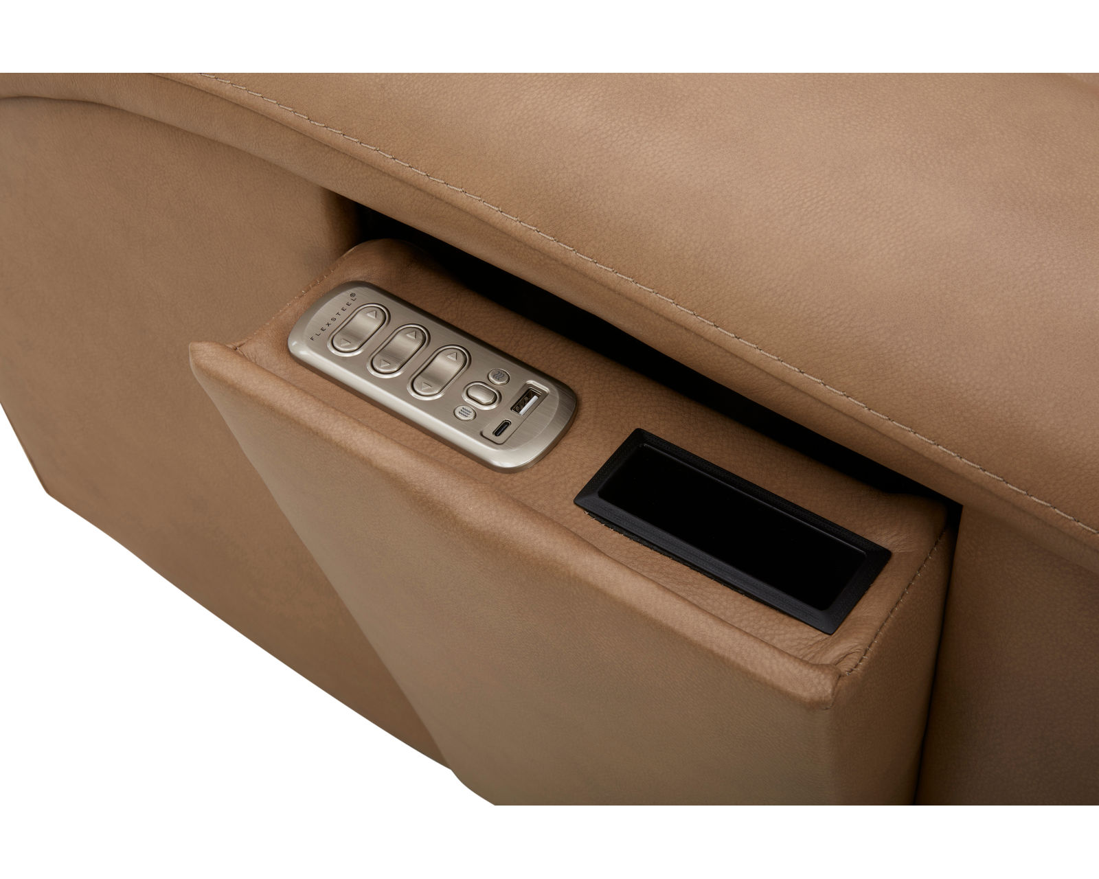 Ranger Zero Gravity Triple Power Reclining Sofa with Heat and Massage (86") 2 colors - In stock - Pop out power recline controls located in the arms
