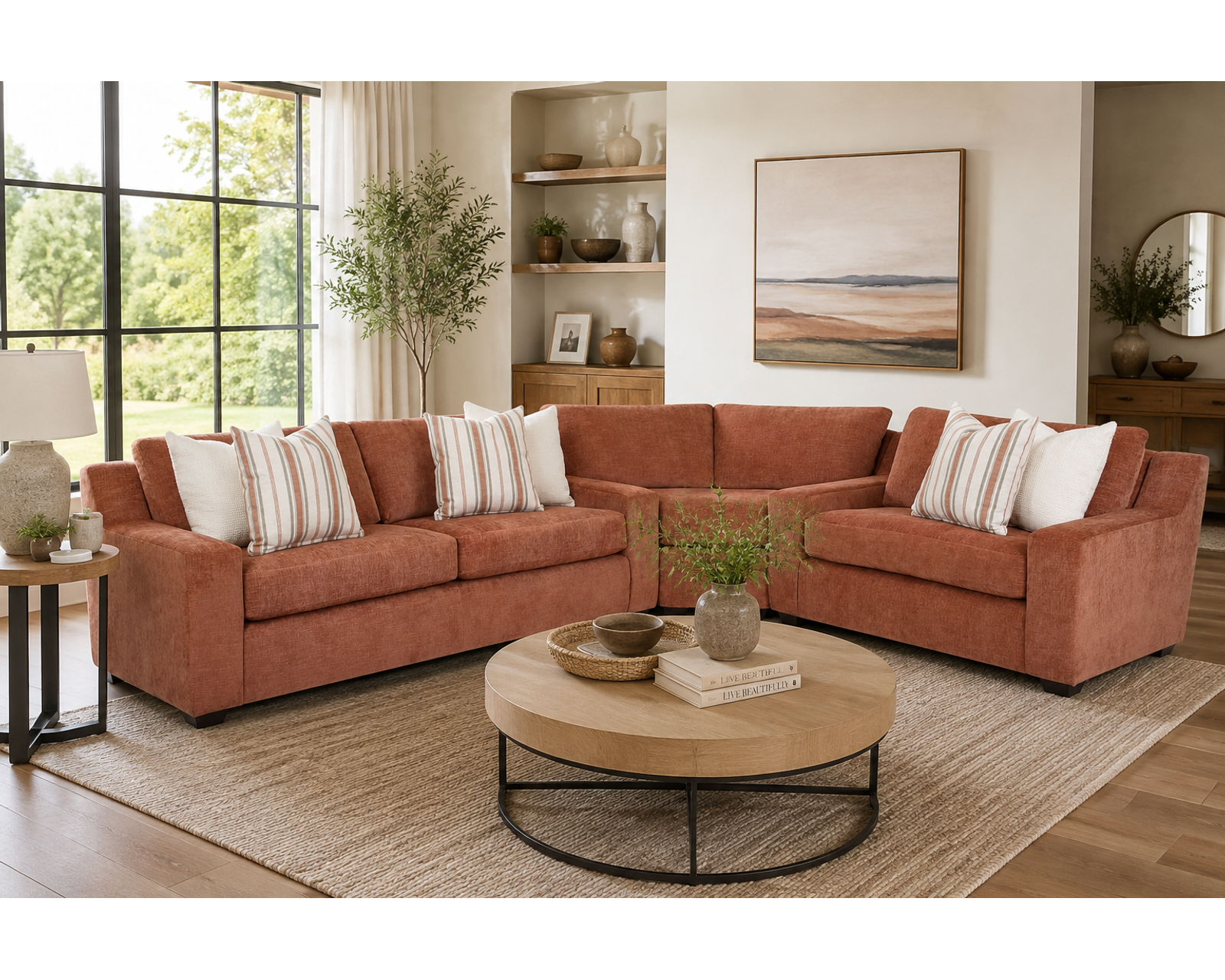 Dahlia 814 Three Piece Sectional (Modern Versatility. Deep Comfort) - Luxury Looks. Beautiful Rooms. Surprisingly Affordable.