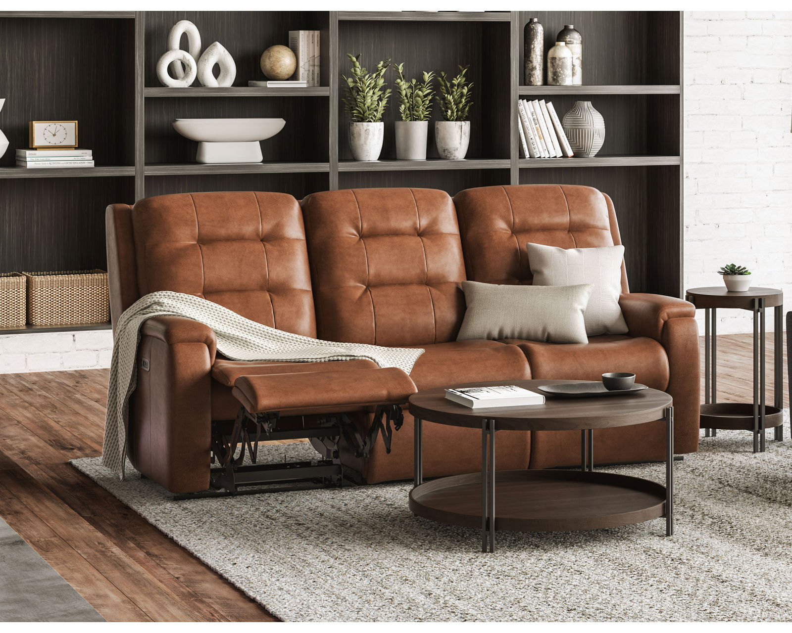Arlo Leather 87" Reclining Sofa (Colors Available) - Available in more than 20 leather options to suit any decor
