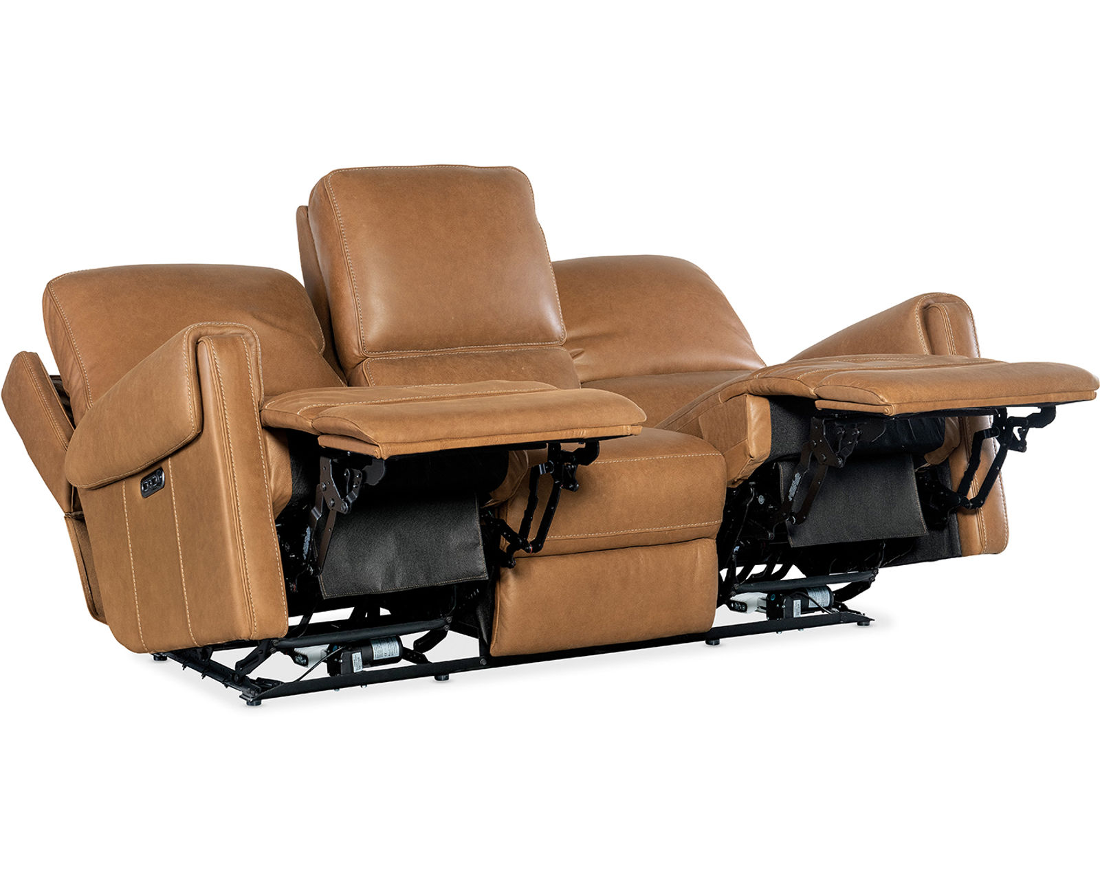 Somers Power Headrest Power Reclining Console Loveseat (In stock)