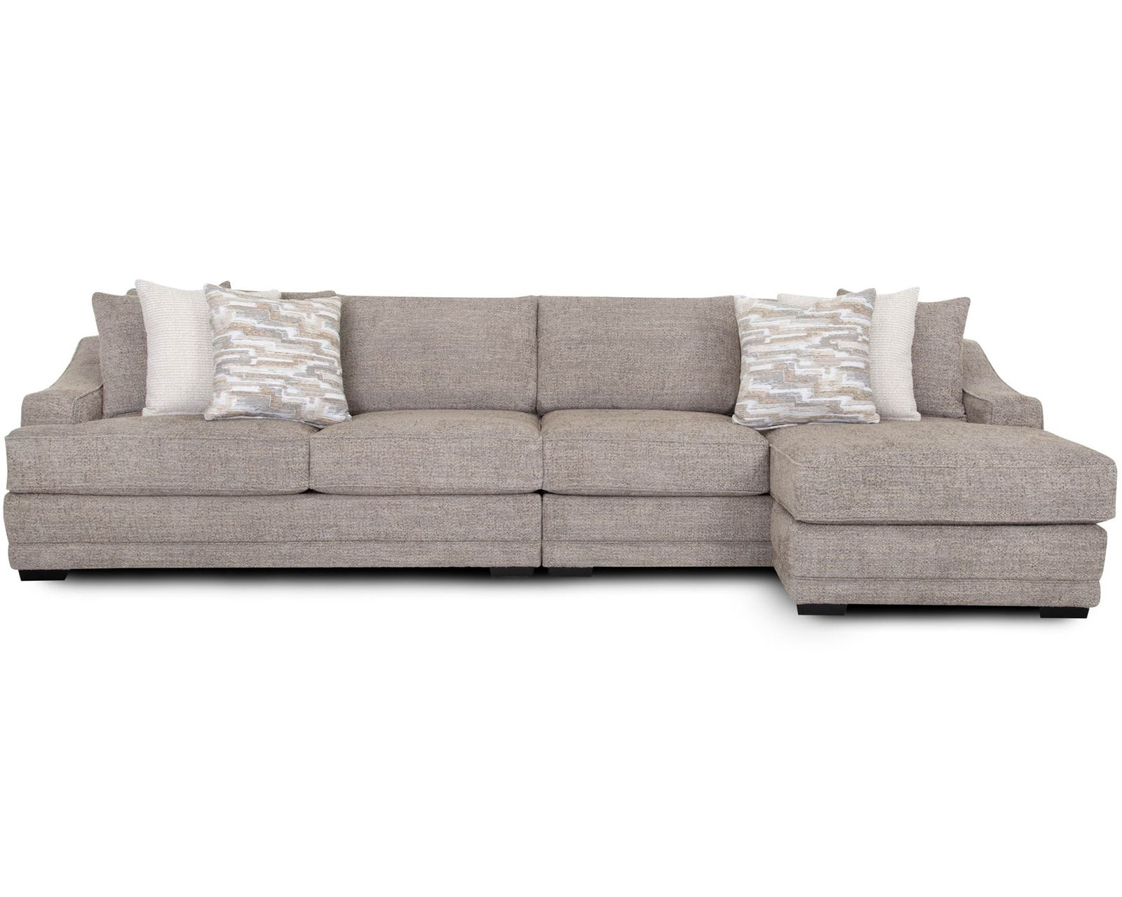 Florence 893 Modular Sectional (One Sectional. Two Chaise Options. Designed to Fit the Way You Live) - Layout A: Two Piece Sectional 160" x 62.5" 