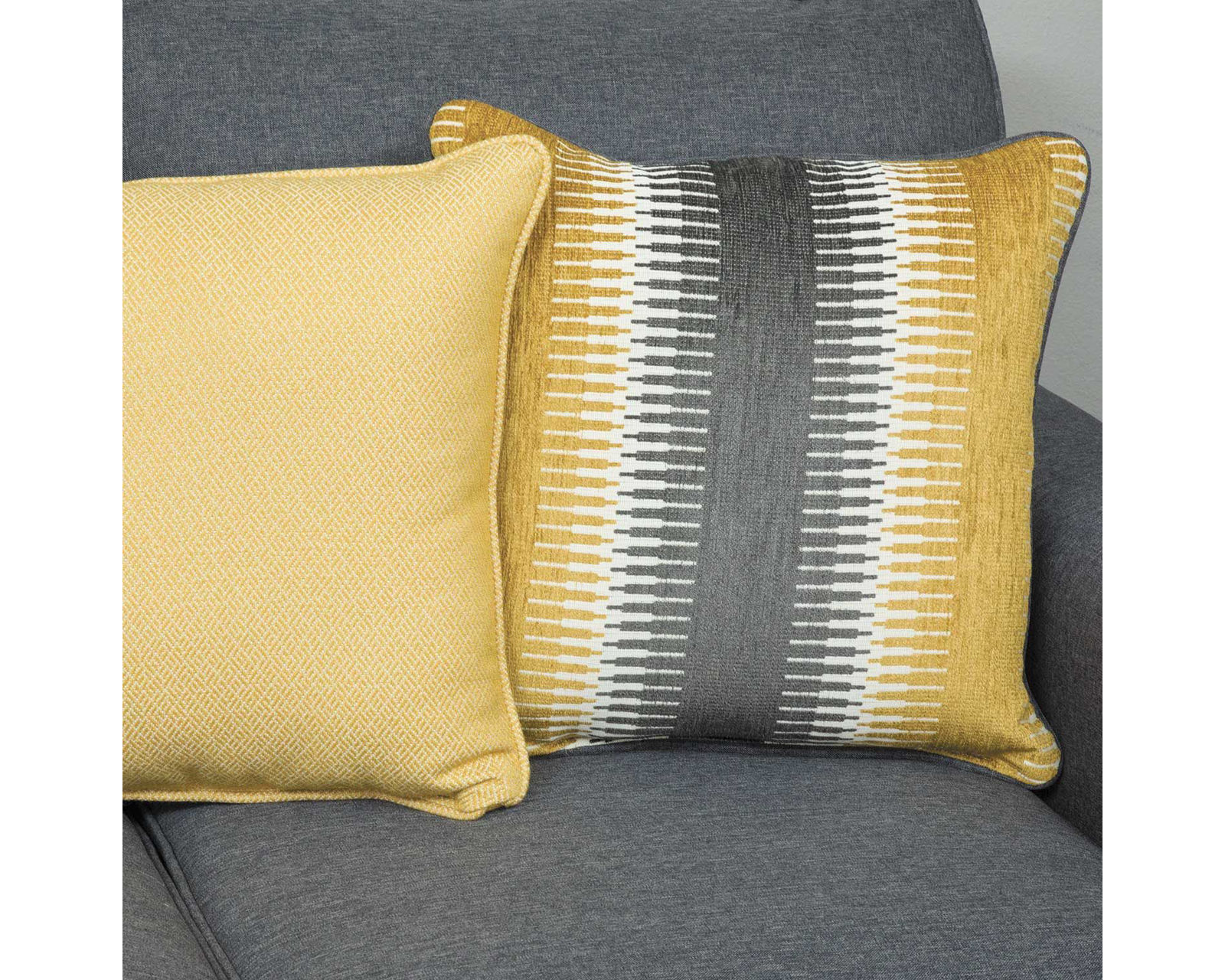 Maxwell Gray Steed 85" Sofa 2600 (includes pillows) - Includes all pillows