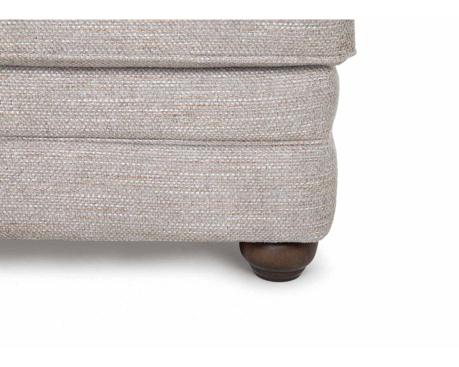 Imari 100" Extra-Wide Sofa (Grand in Scale. Effortless in Comfort) - Solid Wood Bun Feet
