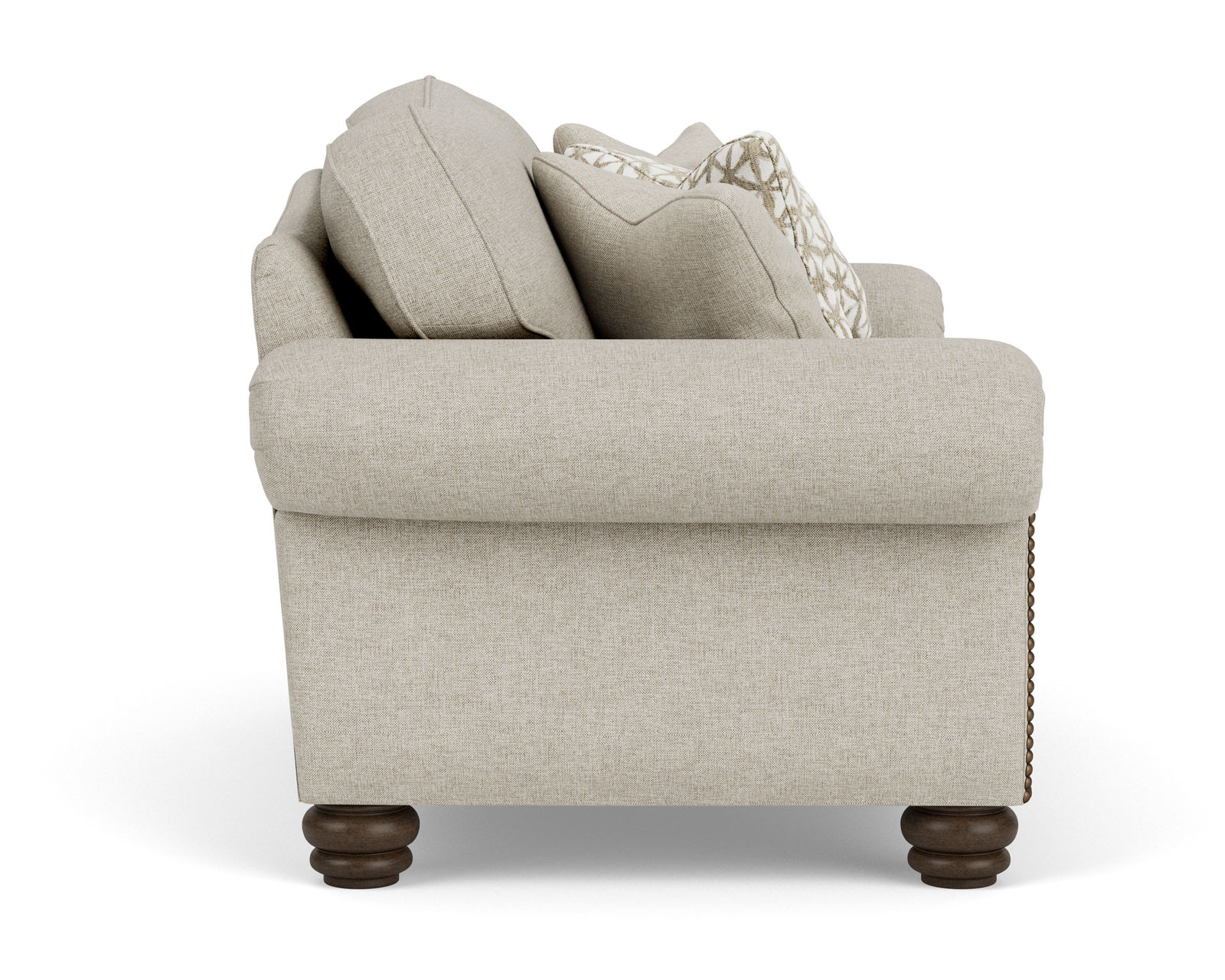 Bexley 8648 Nailhead Loveseat (+100 fabrics)  - Bexley Nailhead Loveseat