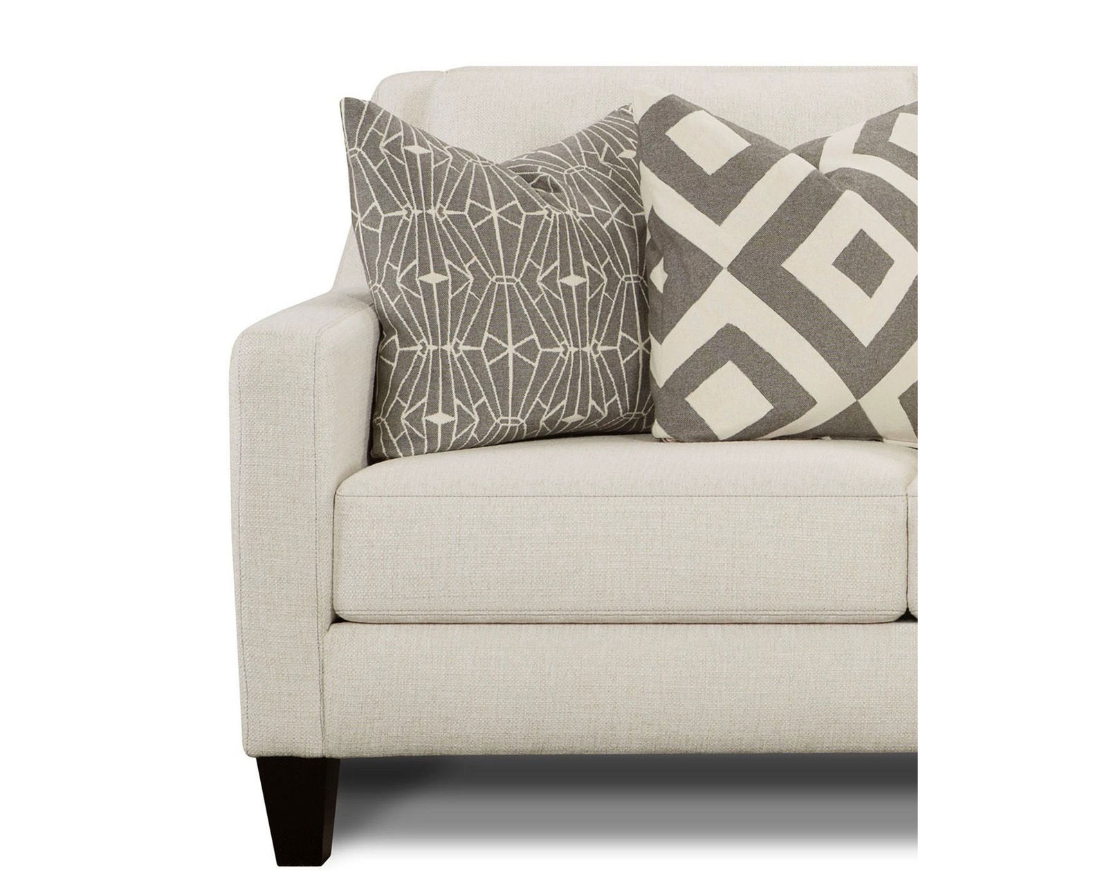 Sugarshack Glacier 4 Piece Living Room (Includes sofa, 2 chairs and ottoman) - Includes all pillows