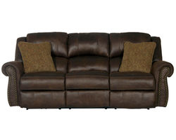 Pickett 90" Double Reclining Sofa (includes pillows) IN STOCK