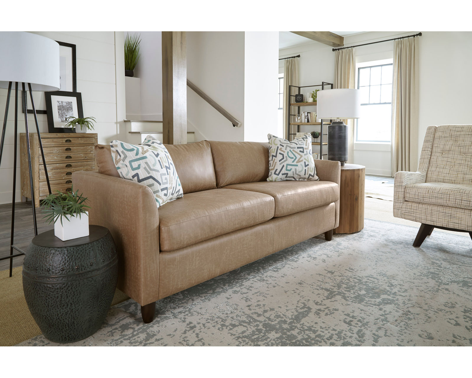 Bayment Twin-Full-Queen Leather Sleeper (+46 leathers) - Bayment Queen Size Leather Sleeper