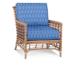Bridgehampton Rattan Accent Chair Tan (+28 finishes +69 fabrics)