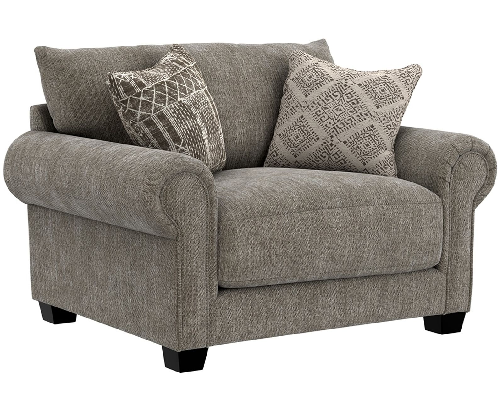 Barrett 96" Oversized Sofa (2 Colors-Performance Fabric)  - Barrett Chair and a Half