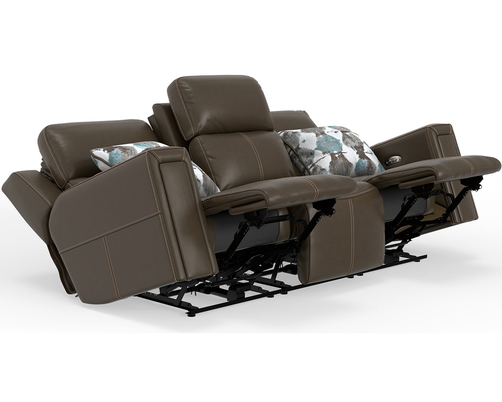 Arezzo 87" Zero Gravity Power Headrest Power Reclining Leather Sofa (Two colors) - Comfort Built for the Whole Family.