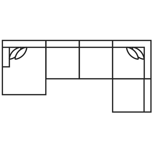 Layout G: Five Piece Sectional 67.5" x 181" x 86.5"
