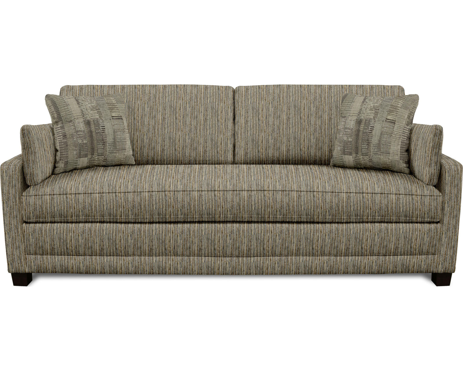 Izzie 89" Bench Seat Sofa  (+100 Standard and Performance Fabrics) - Includes bolster and accent pillows