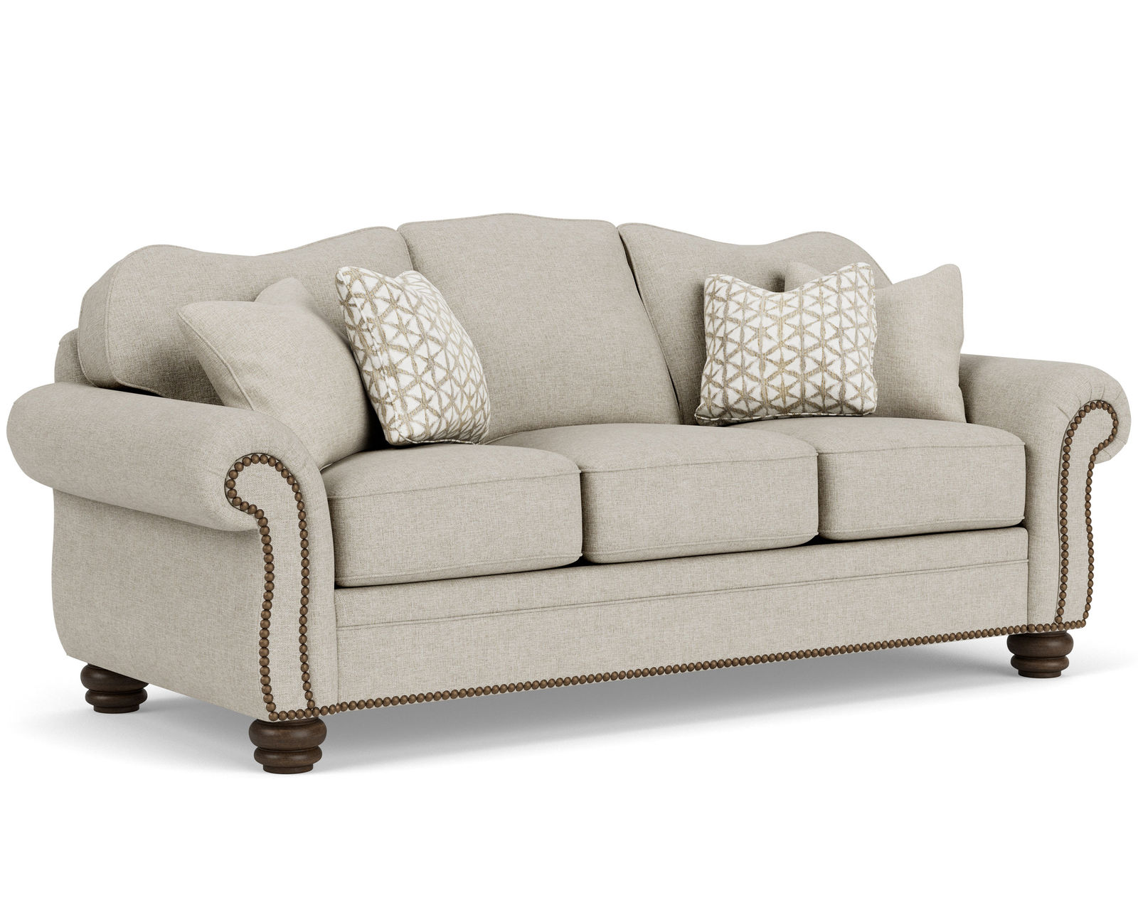 Bexley 8648 Nailhead Sofa (+100 fabrics) 91" - Bexley Nailhead Sofa
