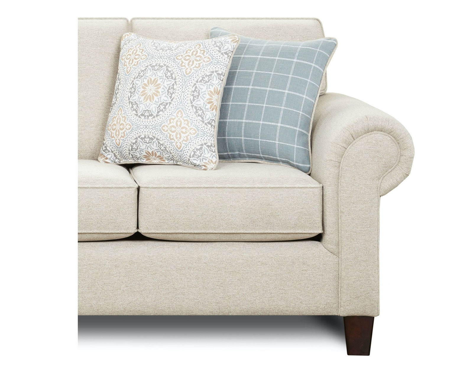 Bates Nickel 93" Sofa (Includes Pillows) - Includes pillows