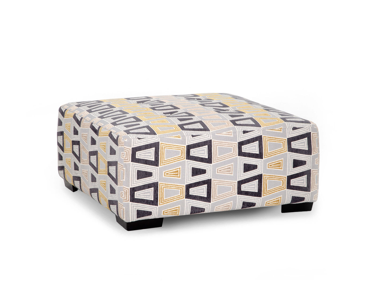 Flint 87" Stationary Sofa (Includes Pillows) - Flint Square Ottoman