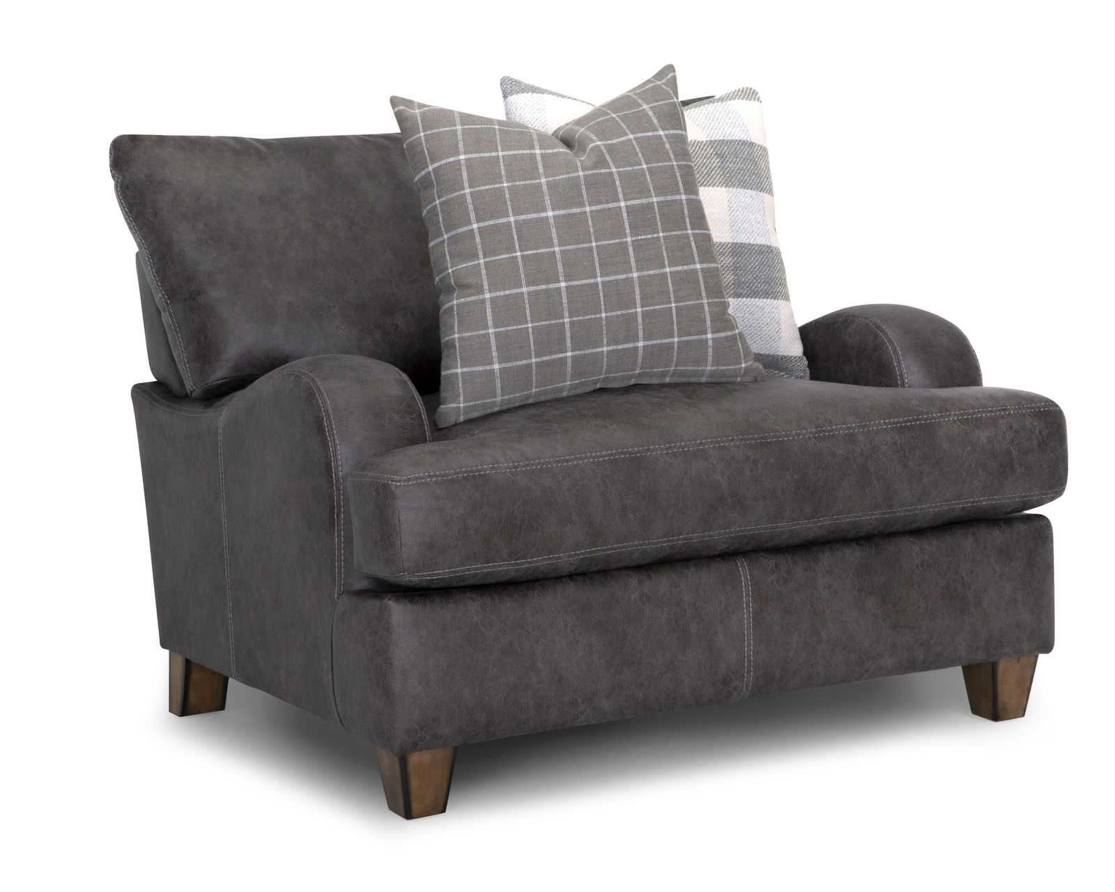 Darby 993 Stationary Sofa (93") Includes Pillows - Darby Chair and a Half 