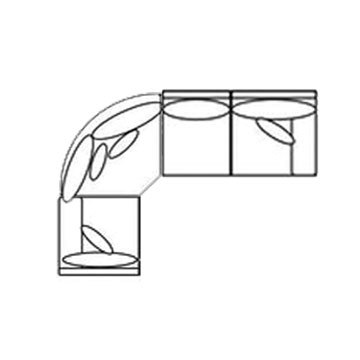 Layout M: Three Piece Sectional 78" x 101"