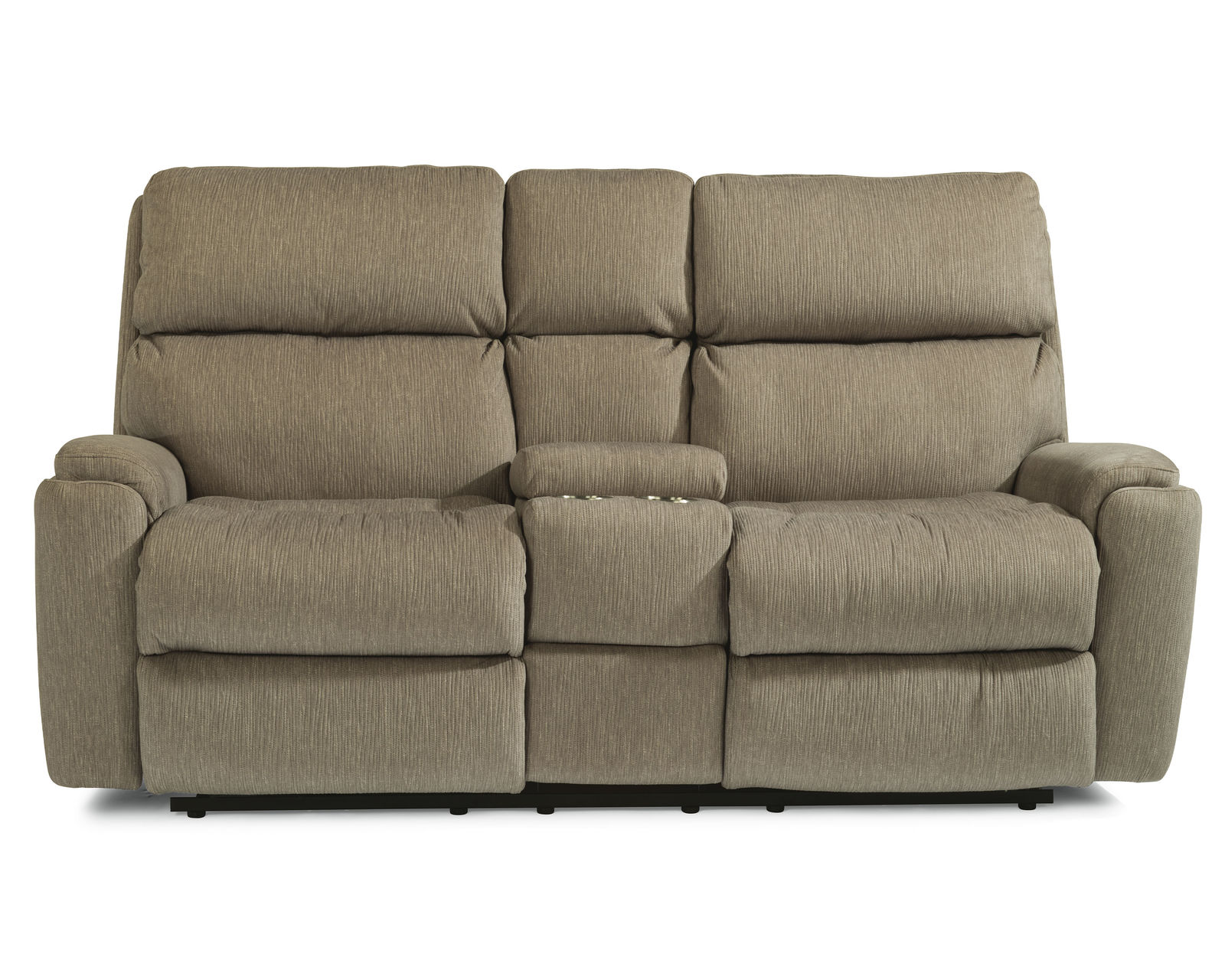 Rio Recliner or Rocker Recliner (Colors Available) - Rio Reclining Loveseat with Console