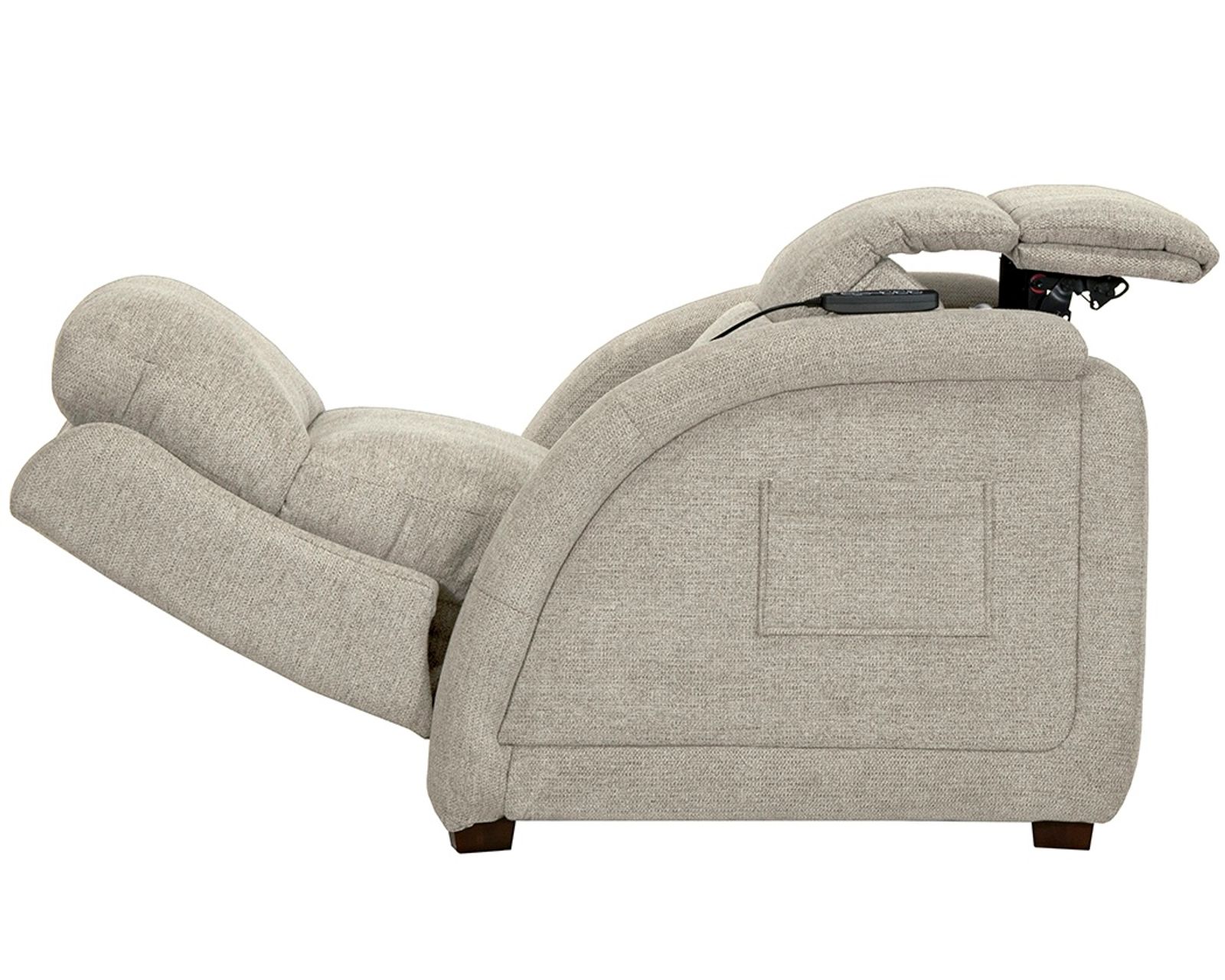 Nirvana Power Headrest Power Lay Flat Recliner with Lumbar, Dual Motor & Zero Gravity Advanced Wellness Comfort Therapeutic Massage & Nanobionic Performance Fabric (2 colors) - Your Personal Retreat for Head-to-Toe Comfort.