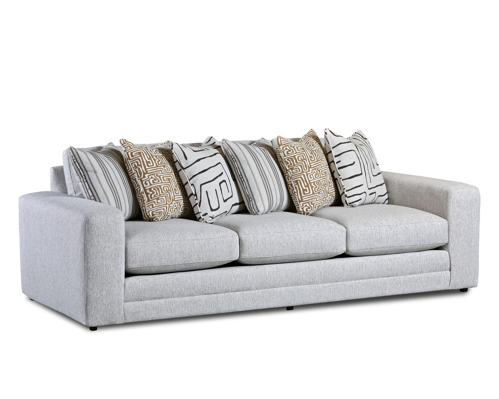 Durango Pewter 98" Sofa - 7003-00 (includes pillows) performance fabric