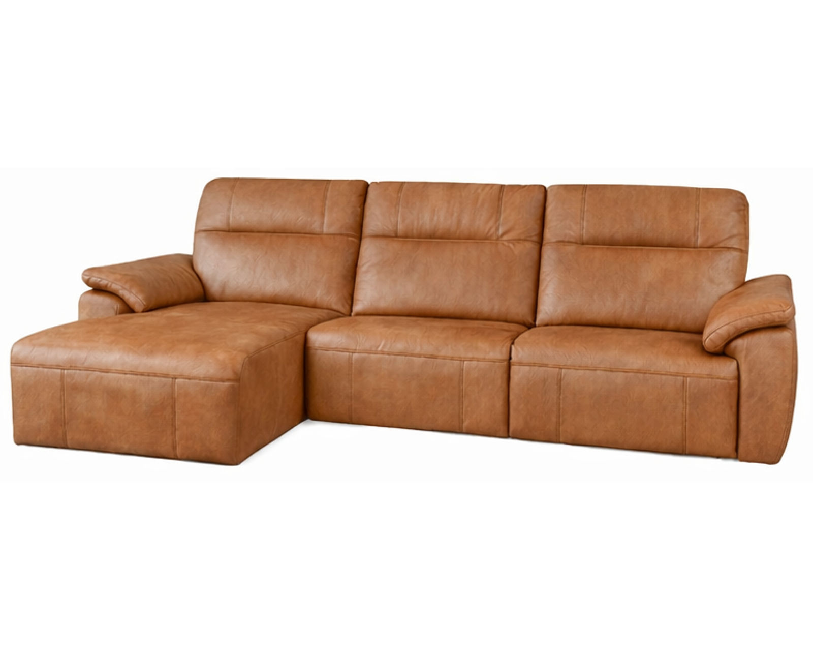Rowan 4077 Reclining Chaise Sectional (standard and wide seat widths) +140 leathers  - Chaise Available on the Left or Right Side