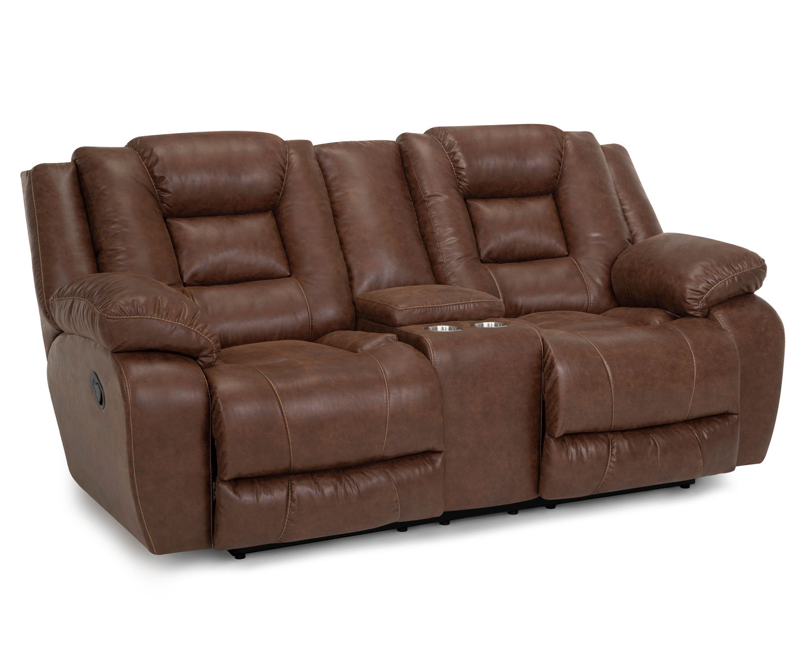 Hayworth 95" Leather-Like Power Reclining Sofa (The Look of Leather. The Comfort of Power.) - Includes both Power Recline with Power Headrests
