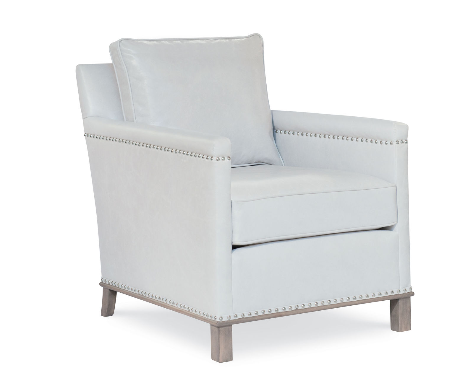 Gotham Leather Nail Head Chair (+45 leathers) - Gotham Leather Chair