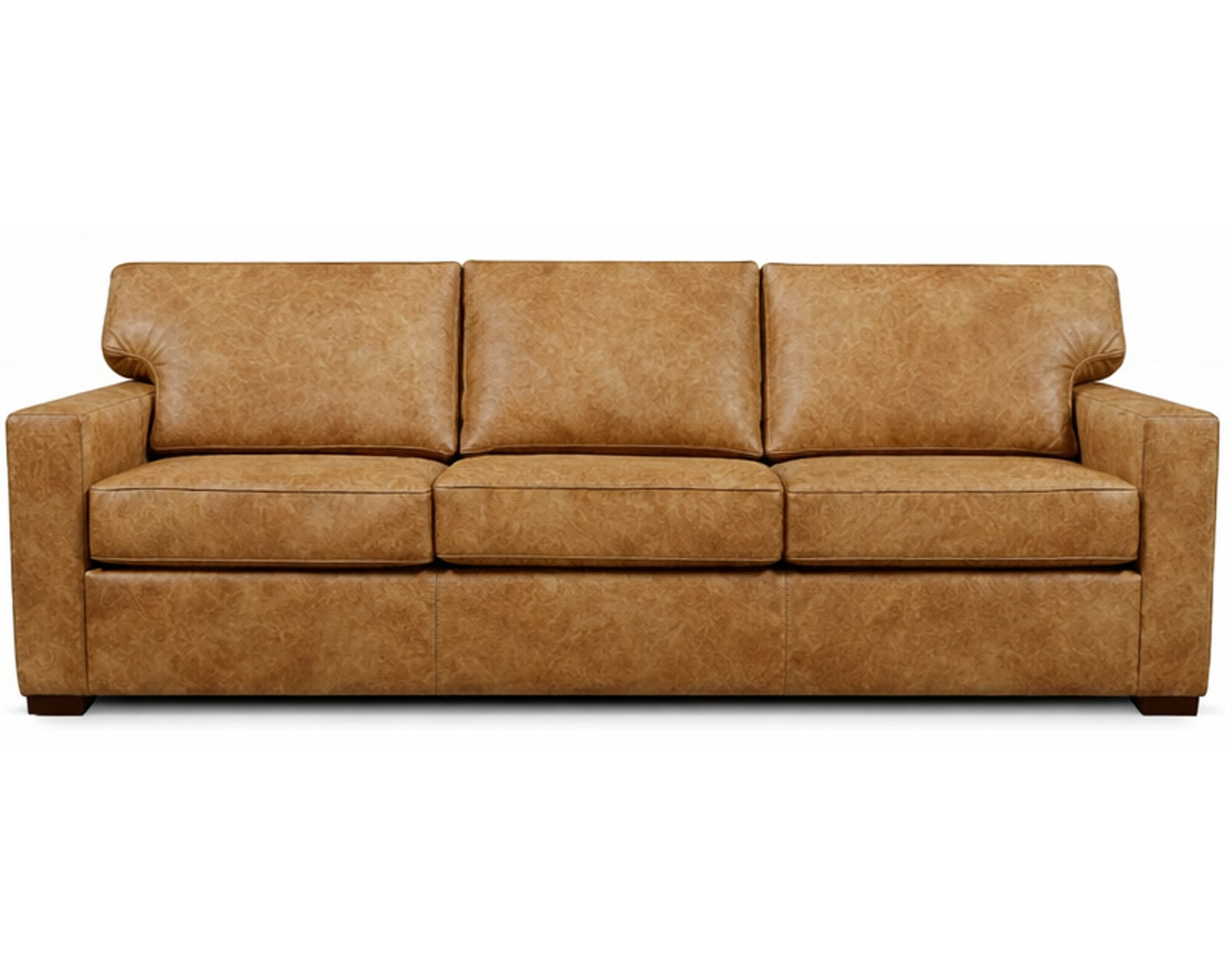 Baylor 88" Leather Sofa  (29 Top-Grain Leather Choices) - Baylor 88" Leather Sofa