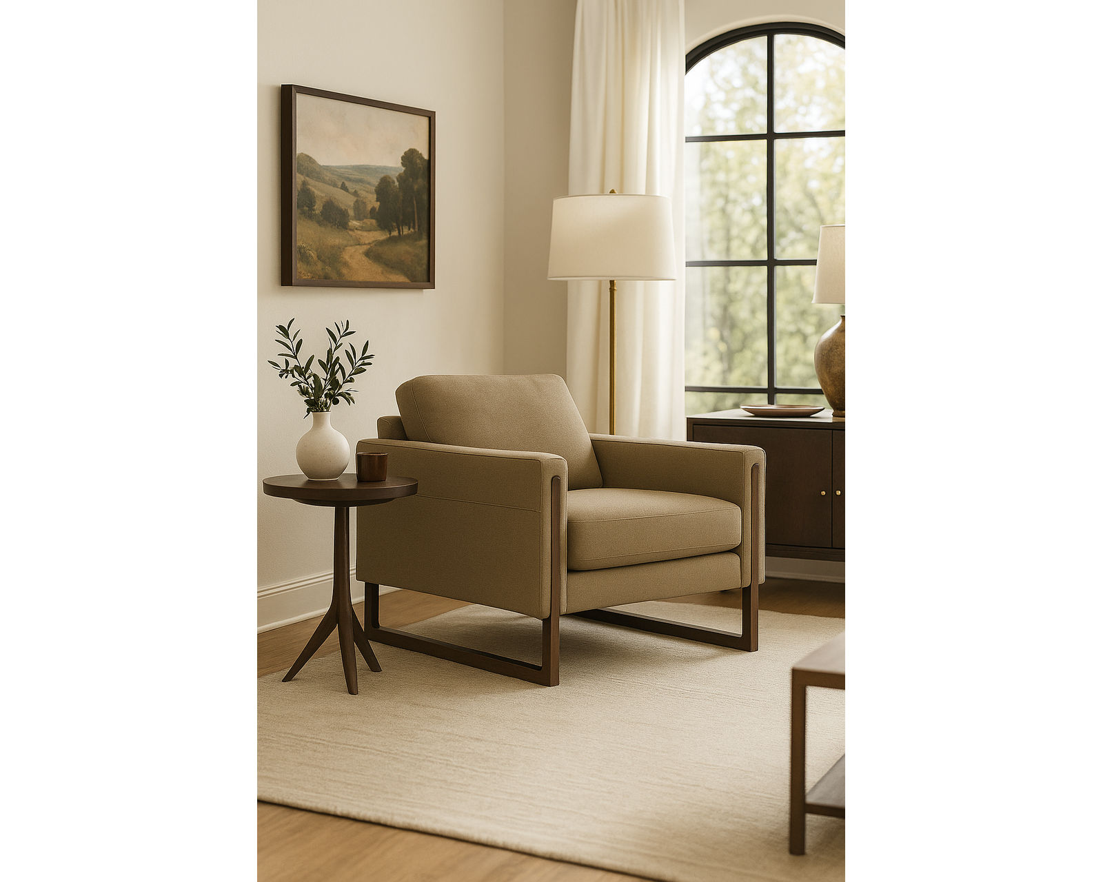 Brookes 77696 Chair (+50 fabrics) - Brookes Chair