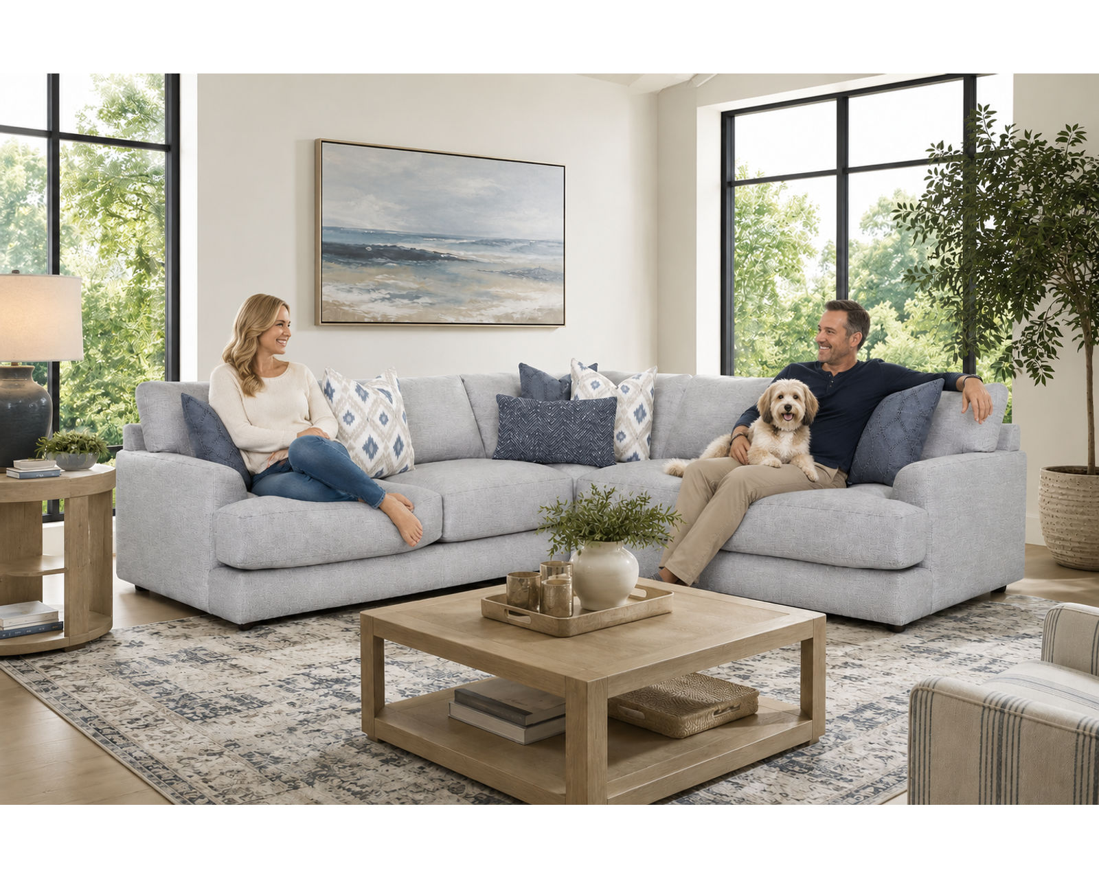 Indy 900 Modular Sectional (Infinity Chaise Comfort. Modular Freedom) - Everything You Need for a Beautifully Designed Room.