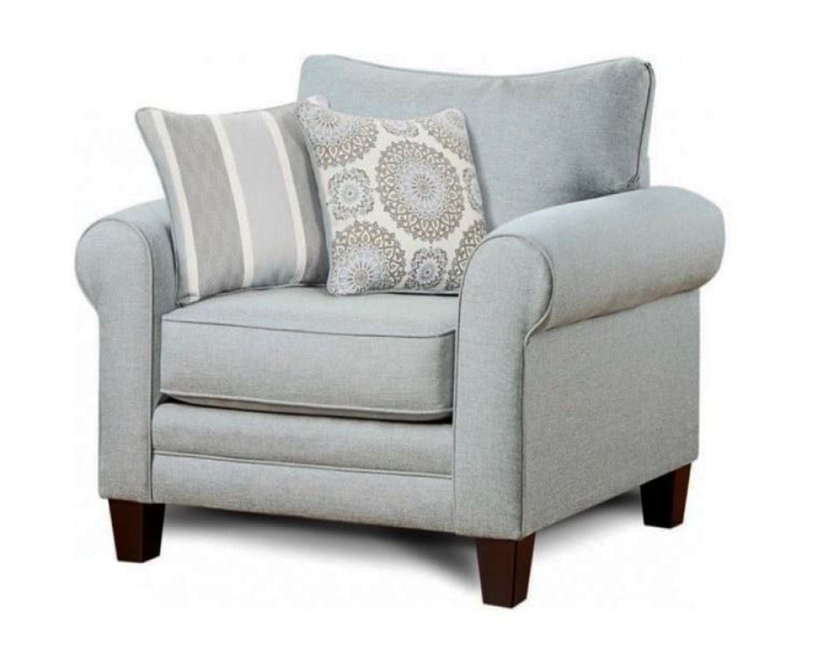 Grande Mist 88" Sofa - 1140 (includes pillows) Performance fabric (In stock) - Grand Mist Chair and a Half (Performance fabric)