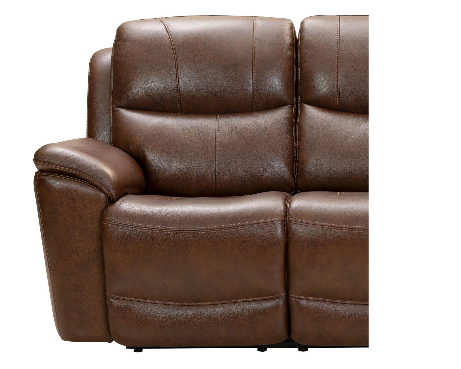 Kaden 88" Leather Power Headrest - Power Lumbar - Power Reclining Sofa (Brown) In stock - Kaden Leather Power Headrest - Power Lumbar - Power Reclining Sofa in Brown
