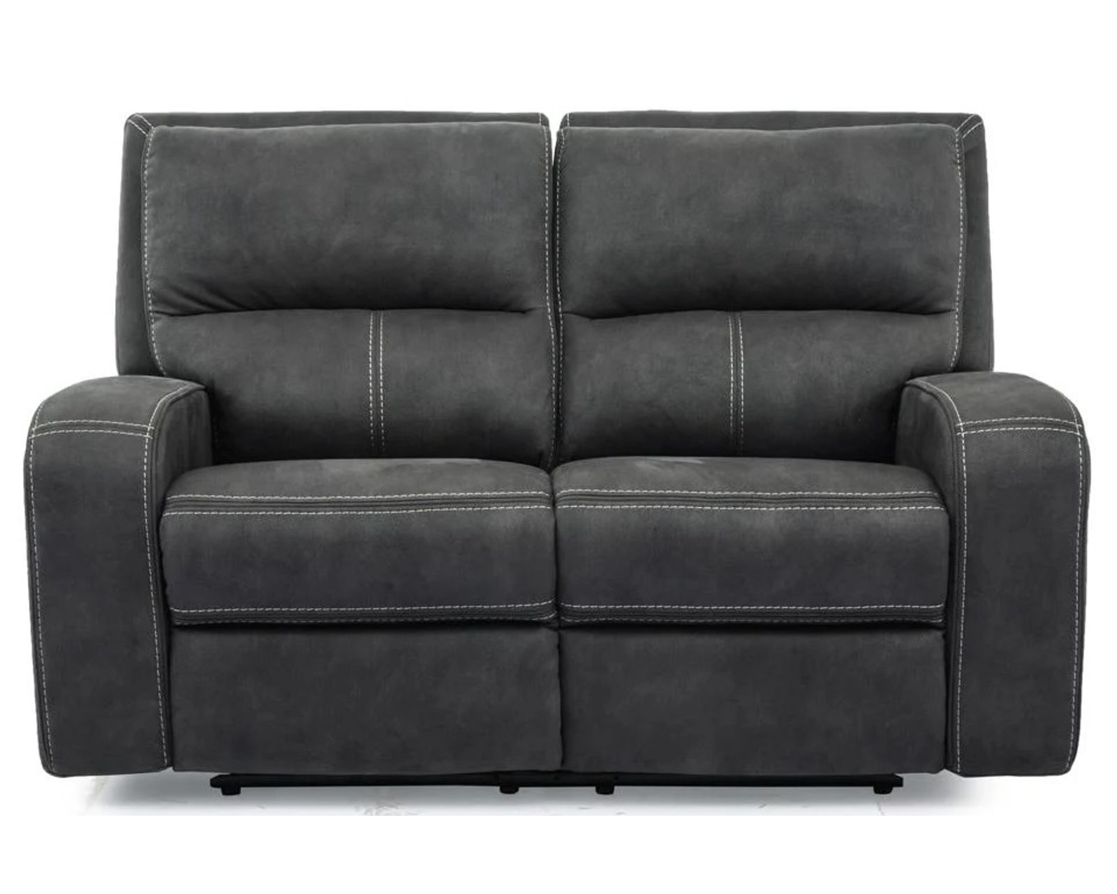 Polaris Power Headrest Power Recliner Slate (In stock - Fast shipping) - Polaris Power Headrest Power Reclining Loveseat