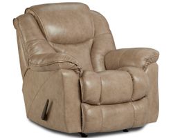 Noble Leather Rocker Recliner - In stock
