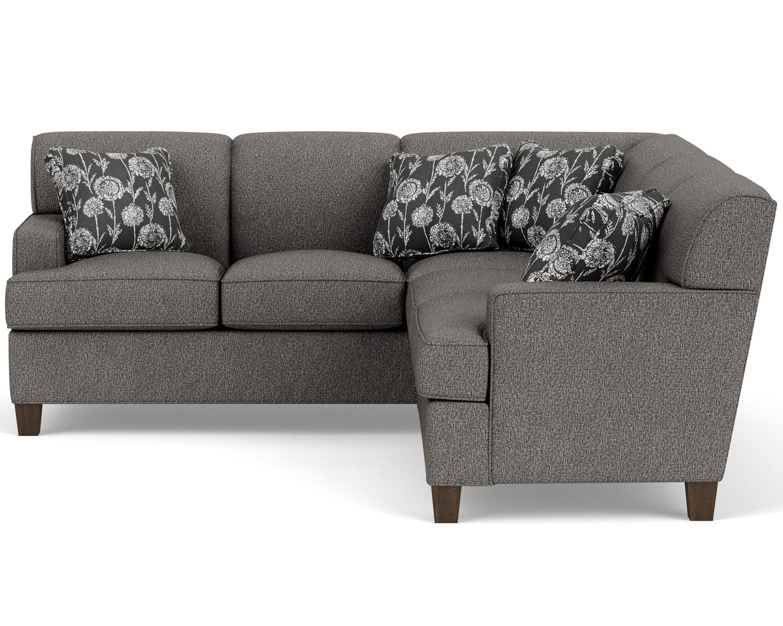 Dempsey 5641 Sectional (100+ fabrics) - Sectional Layout B:  Only the highest quality fabrics go on Flexsteel Furniture