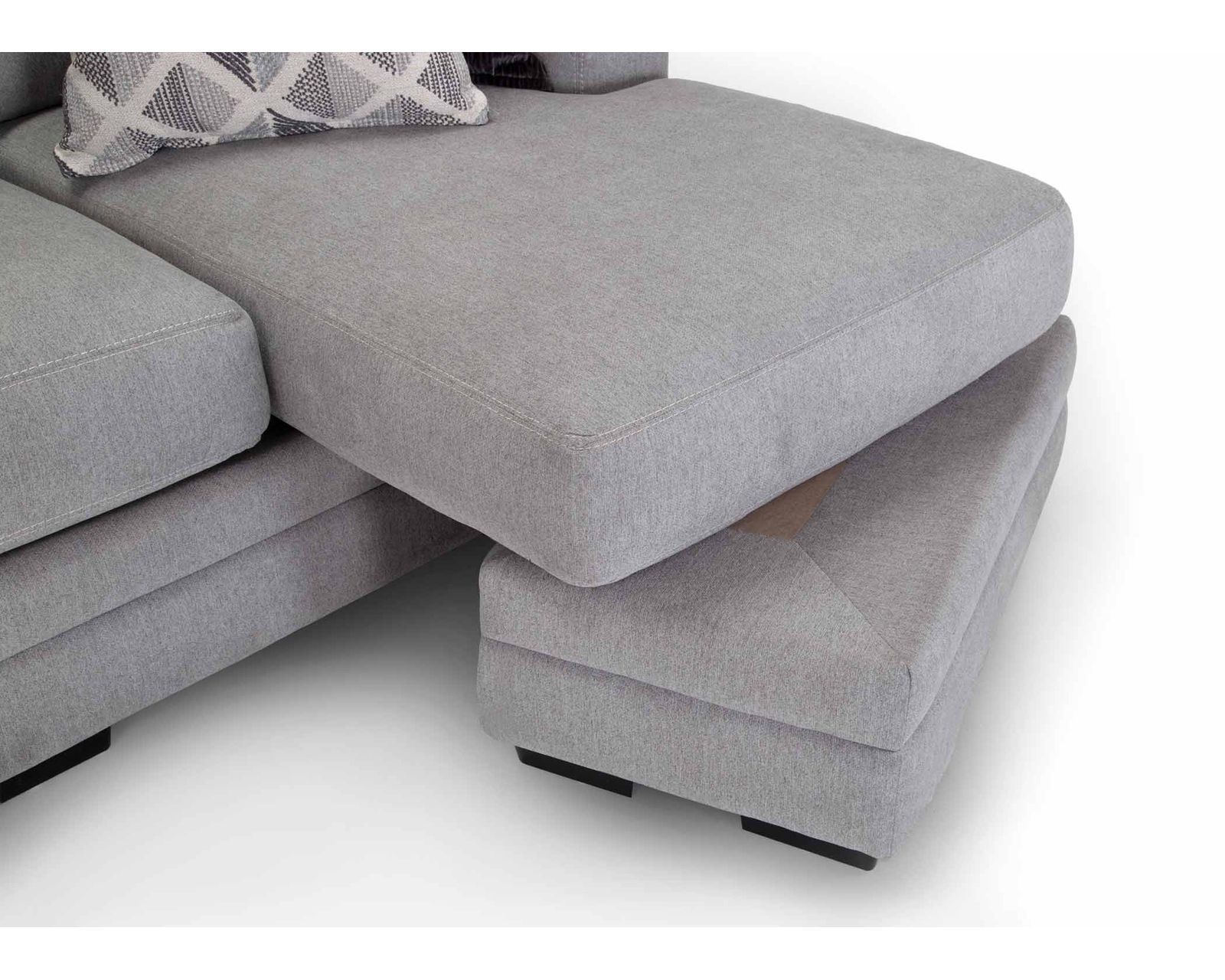 Cleo 99" Sofa with Reversible Chaise (Change the Chaise. Change the Room) - Reversible Chaise Can Be Place on the Left or right Side