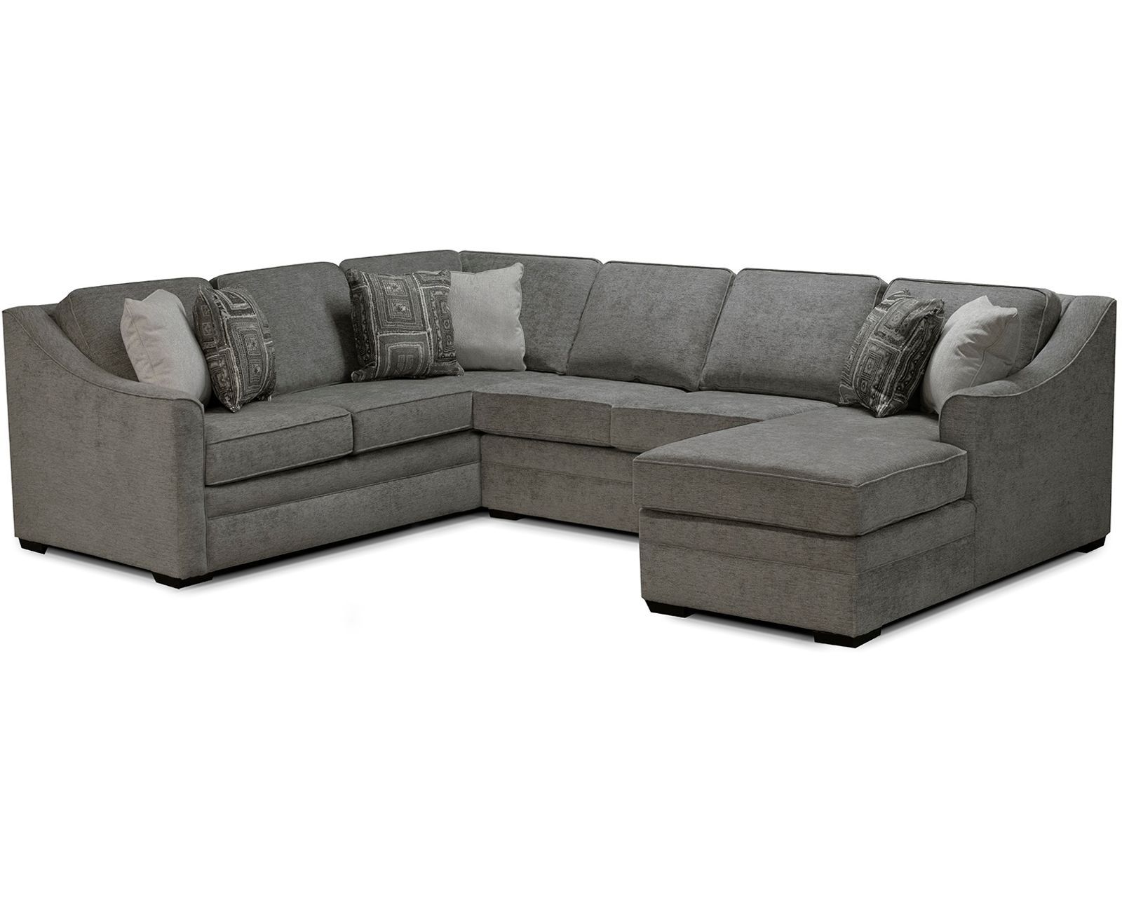 Thomas Stationary Sectional (+101 Standard and Performance Fabrics) - Layout J: Three Piece Sectional 96" x 122" x 66"