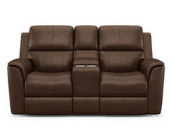 Henry Power Reclining Loveseat with Console and Power Headrests and Lumbar (946-71) ZERO GRAVITY - In stock
