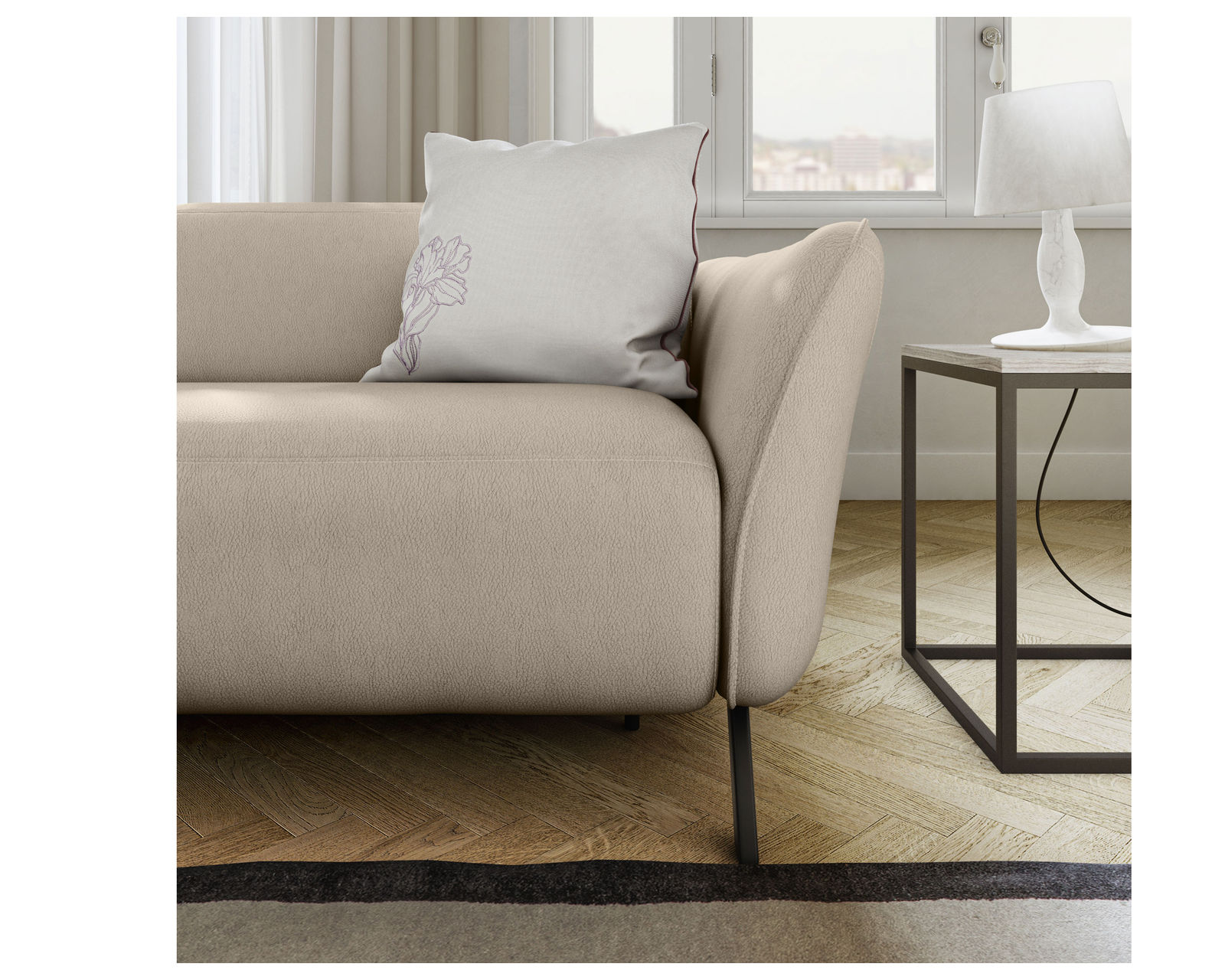Lima C267 Stationary Sectional (+40 fabrics)
