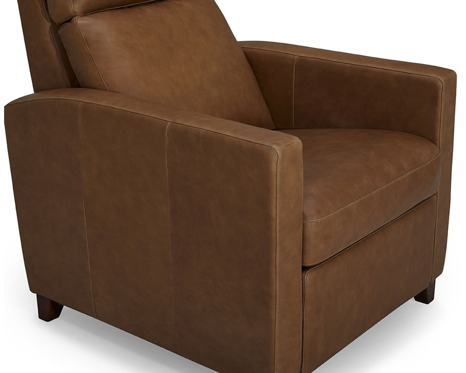 Soren 77171 Track Arm Sofa (83") +100 leathers - Soren Pressback Recliner