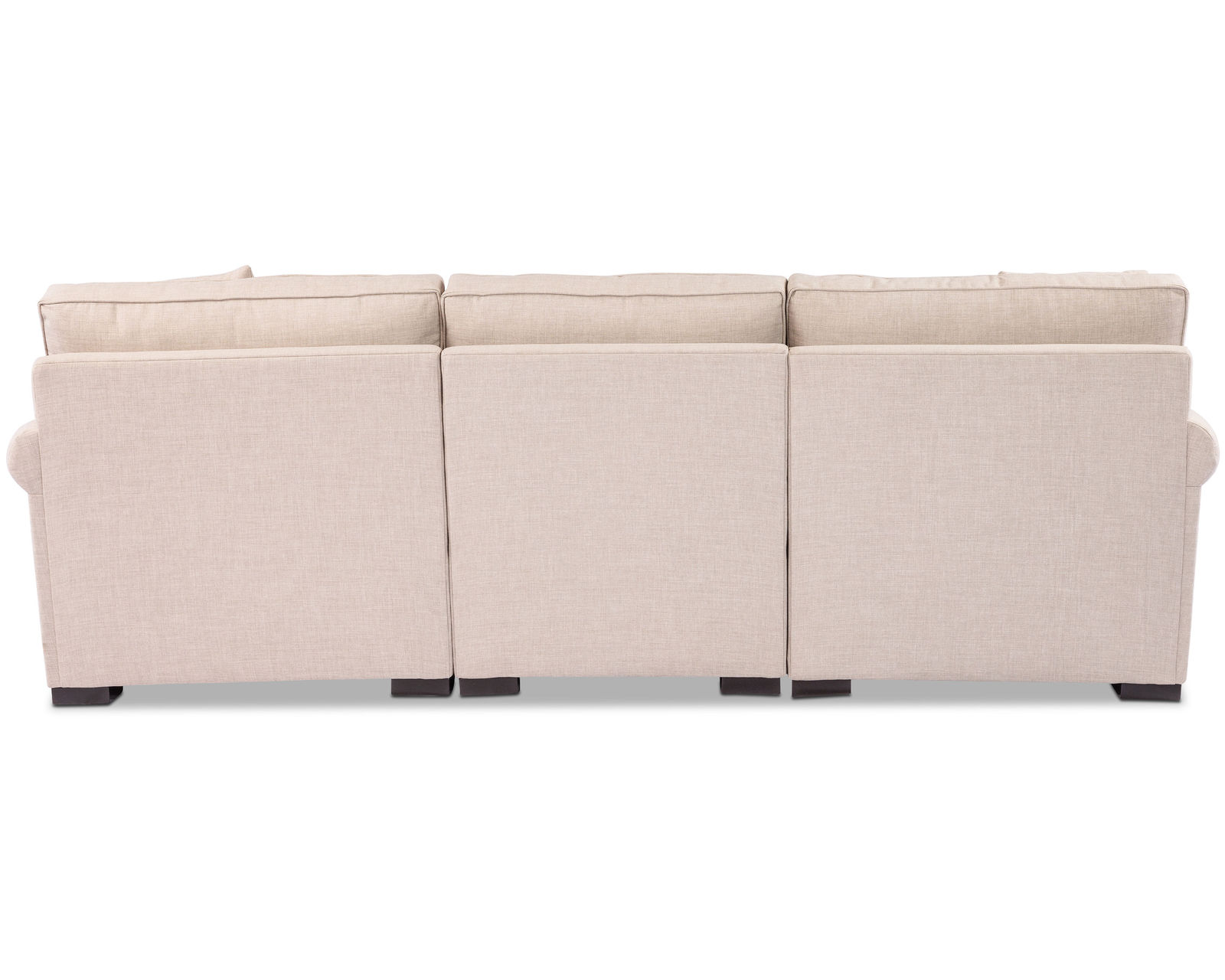 Star Stationary Sectional (100+ fabrics) - Sectional Back View