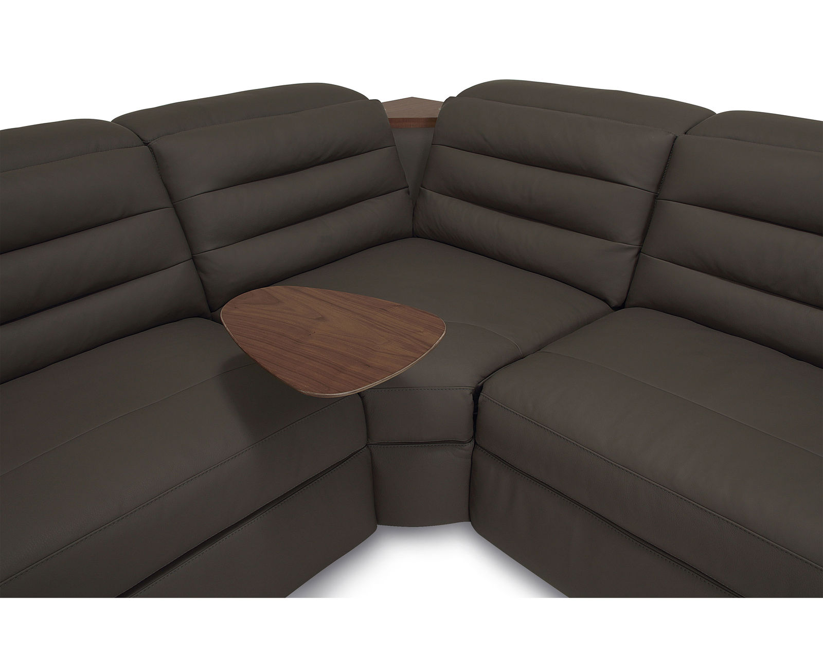 Lotus 44012 Reclining Sectional (+200 colors) - Square Corner with Reclining Back with Swivel Tray Option (Features Lotus Accessory Laptop Table with Mounting Kit )