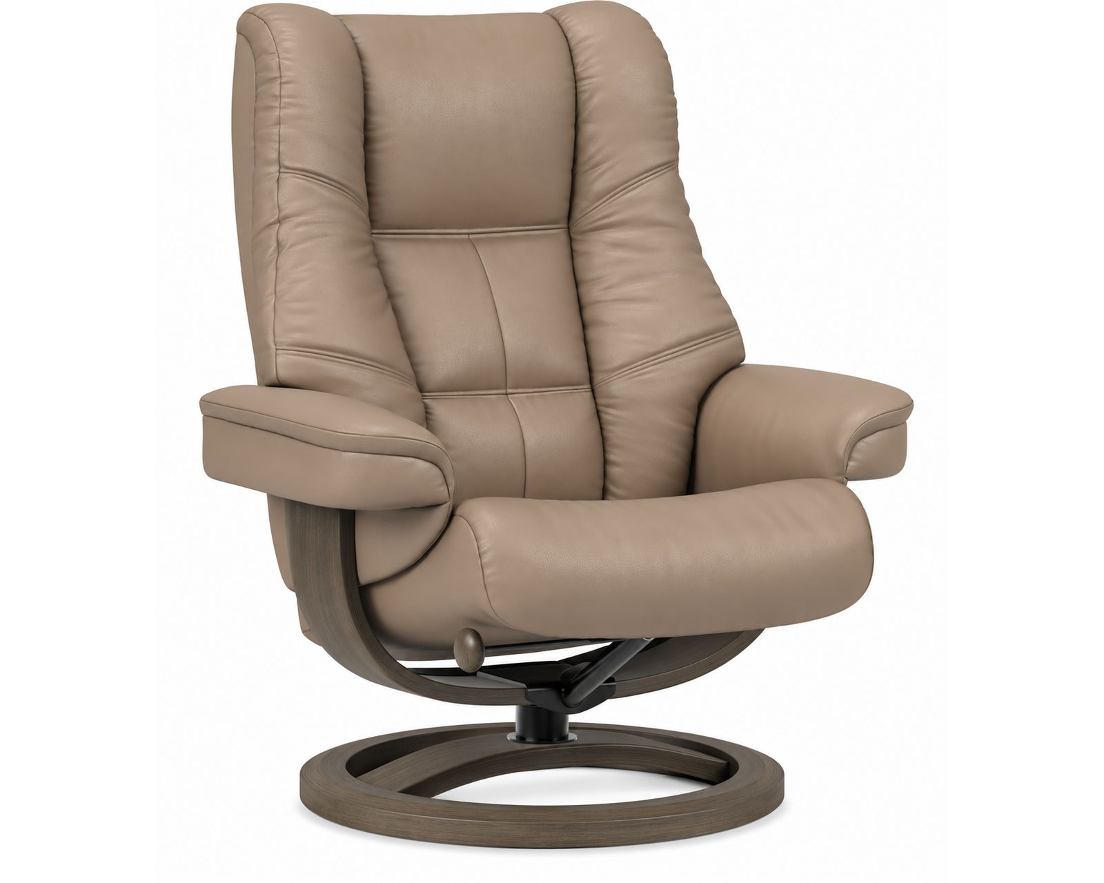 Nordic 63 Reclining Chair & Footstool Ash (IN STOCK) Plush Scandinavian Comfort. Made to Fit You - Scandinavian Comfort Made Smarter.
